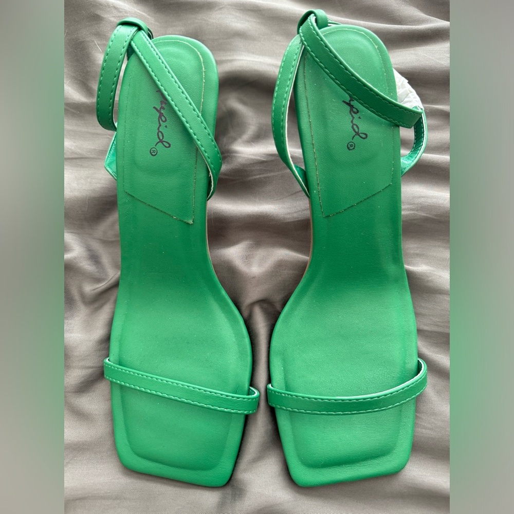 Green High Heels